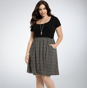 Torrid Floral Skater Dress